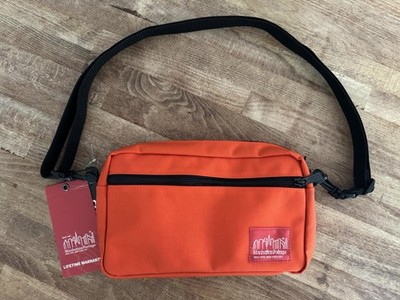 Manhattan Portage Jogger Small Orange Cordura Crossbody Bag Shoulder Strap NEW