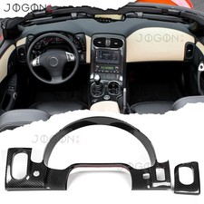 Carbon For Corvette C6 Stingray 2005-13 Instrument Cluster Bezel Dash Vent Trim