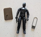 Snake Eyes - 1982 Vintage G.I. Joe - With gun and pack and display stand