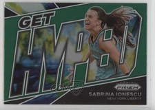 2022 Panini Prizm WNBA Get Hyped Green Prizm Sabrina Ionescu #12 10yu