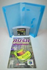 San Francisco Rush Extreme Racing Nintendo 64 N64 Game Manual & Case Tested
