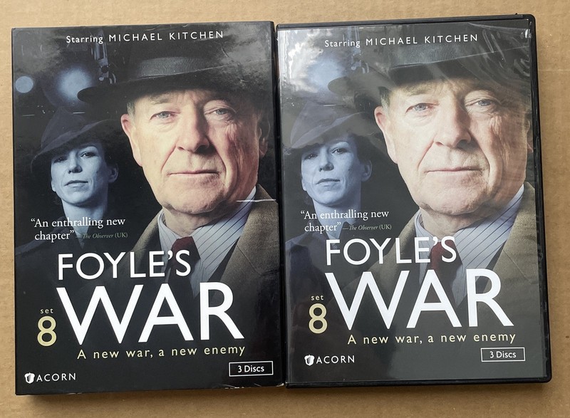 Foyle's War: Set 8 (DVD, 3-Disc 2015) - Acorn BRITISH TV