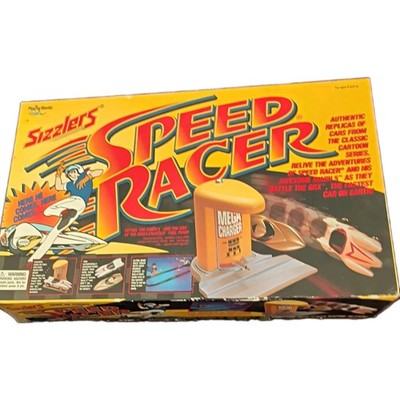 Sizzlers Speed Racer Rechargeable Diecast Vehicle Play Set w/ Mach 5 & GRX