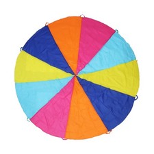 10ft Kids Play Parachute Toy - Fun Outdoor Activity, Group Games, Colorful Desig