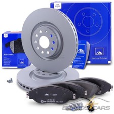 ATE BREMSSCHEIBEN +CERAMIC BREMSBELÄGE VORNE FÜR AUDI A3 8V Q3 F3 SEAT LEON 5F