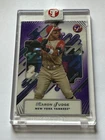 2025 Topps Pristine Aaron Judge Purple Refractor 62/99 Yankees #300 ASG Encased