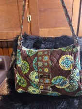 VINTAGE Longaberger Sisters Reversible messenger Lexie Tote Bag