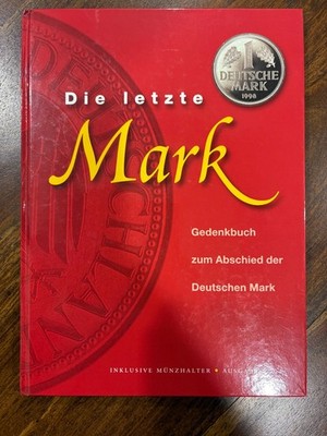 Die letzte Mark - Gedenkbuch zum Abschied der Deutschen Mark 2001 - all 16 coins