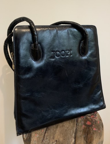 JOOP! Vintage Black Leather Women's Shoulder Bag