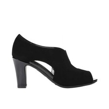 Life Stride Womens 10 W Black Carla Slip On Heels DISPLAY FU2