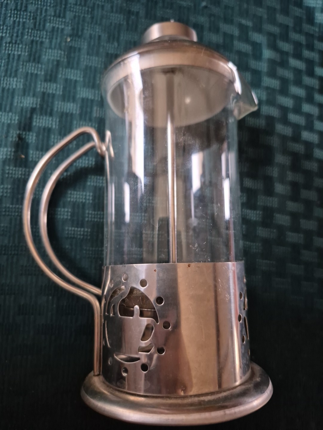 Coffee Maker &ndash; 12 Oz Mini Stainless Steel & Glass Brew