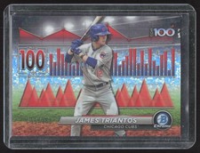 2024 Bowman #BTP-100 James Triantos Bowman  Top 100 Mini-Diamond Refractors /150