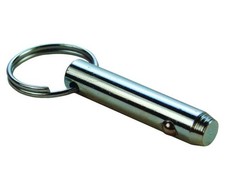 Detent Pin 1/4 x 1.000 (1) Medium Carbon Steel Zinc Clear (20 Pieces)