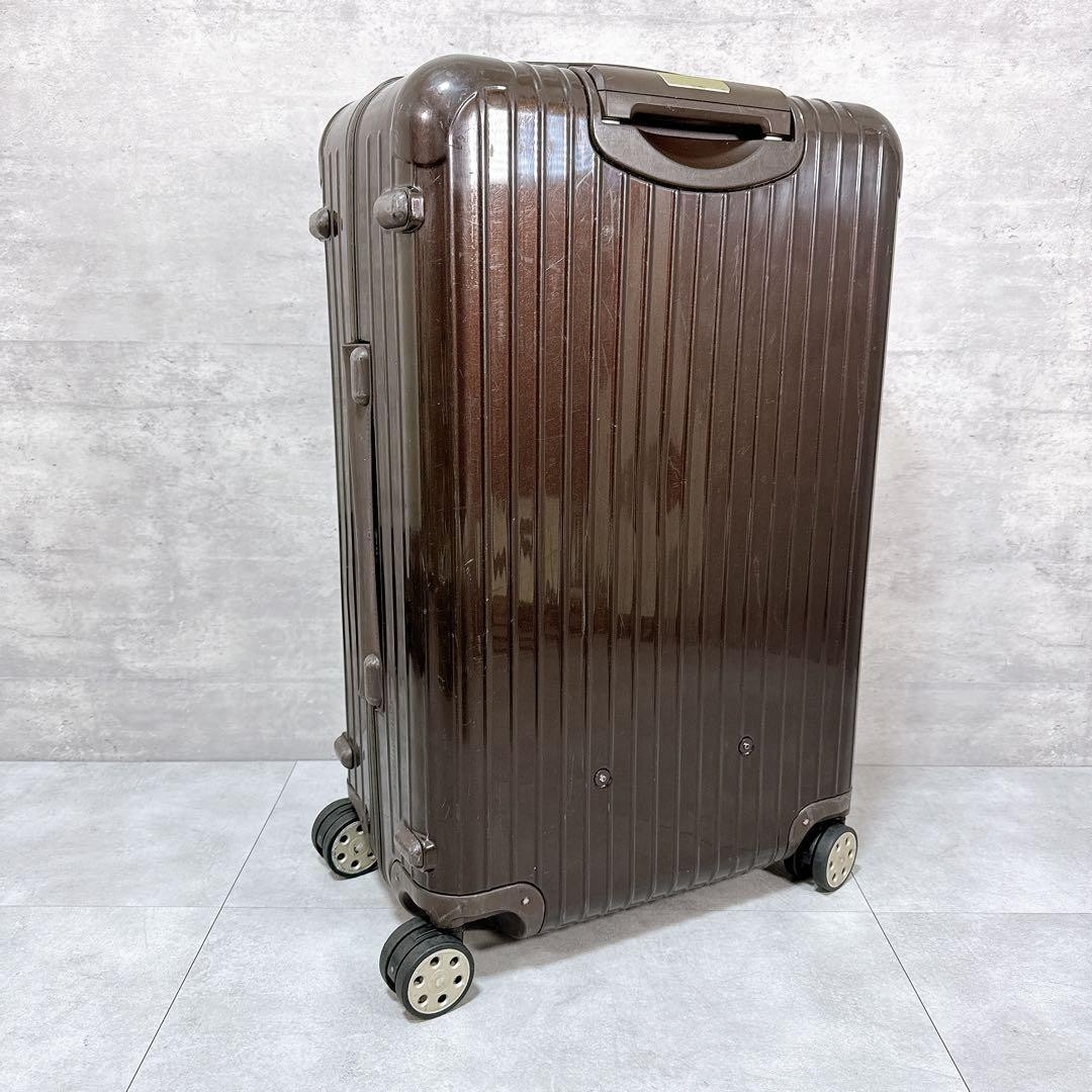 Rimowa Salsa Deluxe 78L Brown 4 wheels Carry Case Suitcase USED | eBay