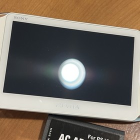 Light Blue / White Sony PS Vita 2000 System w/ Charger - Tested - Region Free