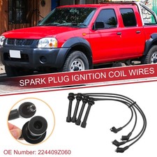 4 Pcs Spark Plug Wire Ignition Coil Cable No.224409Z060 for Nissan Frontier
