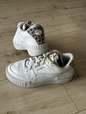 Puma Cali Sport Sneaker weiß mit Leo-Detail Gr. 37