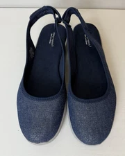 NEW Easy Spirit Women’s Navy Gracee Slingback Walking Shoes Size US 12W Wide