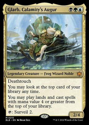 1 x Glarb, Calamity's Augur - Bloomburrow - NM-Mint - MTG