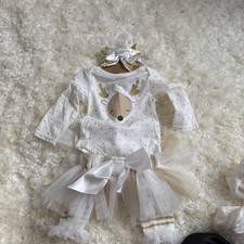 Baby Girl 3 Months Outfit With Bow And Tutu