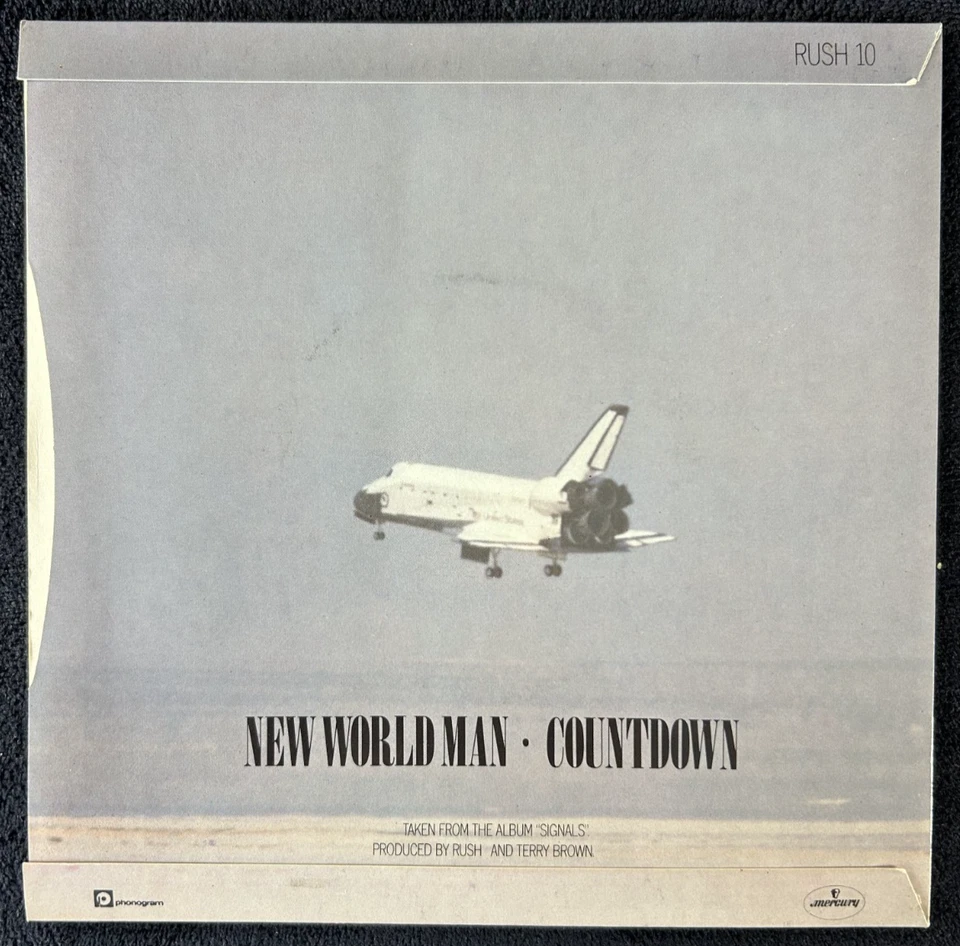 RUSH 'COUNTDOWN' 7'' SINGLE MERCURY RECORDS RUSH10 1982 UK FIRST + PIC SLEEVE - Image 2 of 4