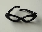 Vintage Barbie Black Cat Eye Glasses Roman Holiday Busy Gal Registered Nurse,