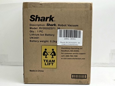 SHARK POWER DETECT 2IN1 ROBOT VACUUM AND MOP WITH NEVERTOUCH PRO BASE - BLACK