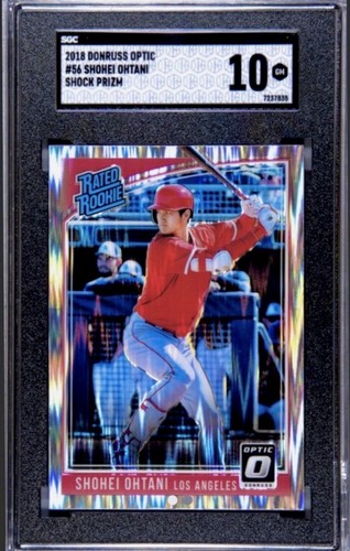 2018 Donruss Optic #56 Shohei Ohtani SHOCK PRIZM SGC 10 GEM MINT RC