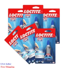 Loctite Super Glue Ultra Gel Control 6 Pack Durable No Drip Adhesive 0.14 fl oz