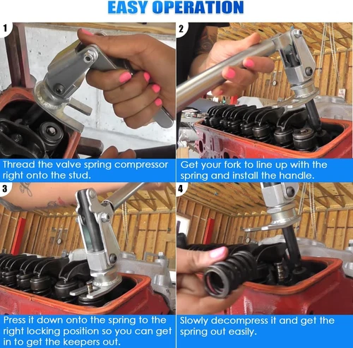 Valve Spring Compressor for 3/8" and 7/16" Stud Mount Rocker 66784 - Imagen 17 de 18