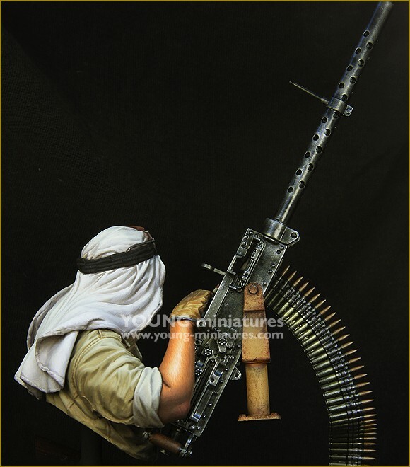 Young Miniatures - British SAS Jeep Gunner N.Africa - 1/10th