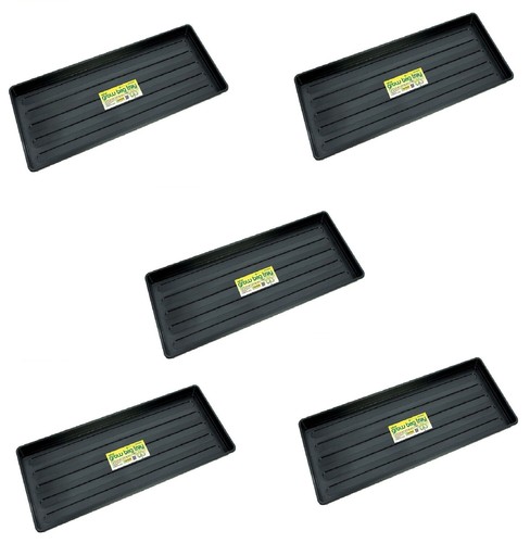 New 5x Value Grow Bag Tray Tough Ridgid Drip 1m-Gravel Growing Watering Trays - Picture 2 of 3