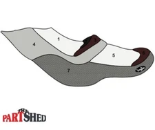 New Seat Cover for SeaDoo RXT iS GTX iS GTX Ltd iS RXT-X 260 (2009-2015)