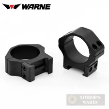 Warne 30mm Low SCOPE RINGS Matte Hunting Target Shooting 513M FAST SHIP