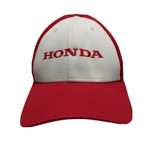 Honda Snap Back Trucker Hat Cap Red 