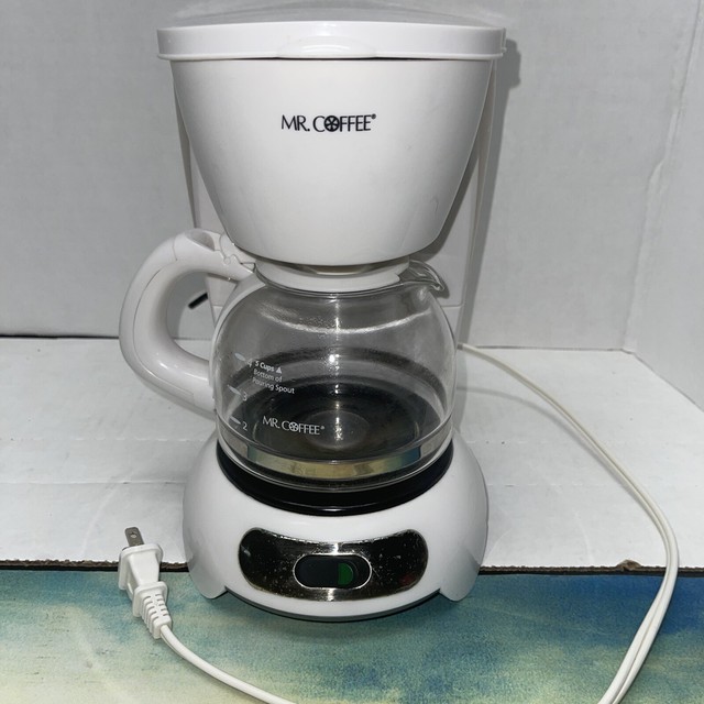 MR. COFFEE 5 CUP COFFEEMAKER TF6 WHITE 