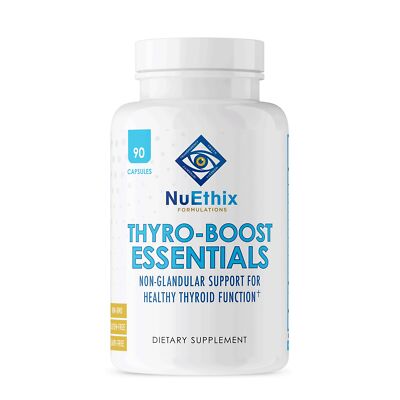 NuEthix Formulations Thyro-Boost Essentials Non-Glandular Support to Assist w...