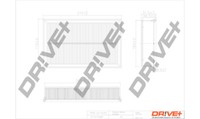 Dr!ve+ DP1110.10.0660 Luftfilter FüR Audi, Cupra, Ford, Seat, Skoda, VW