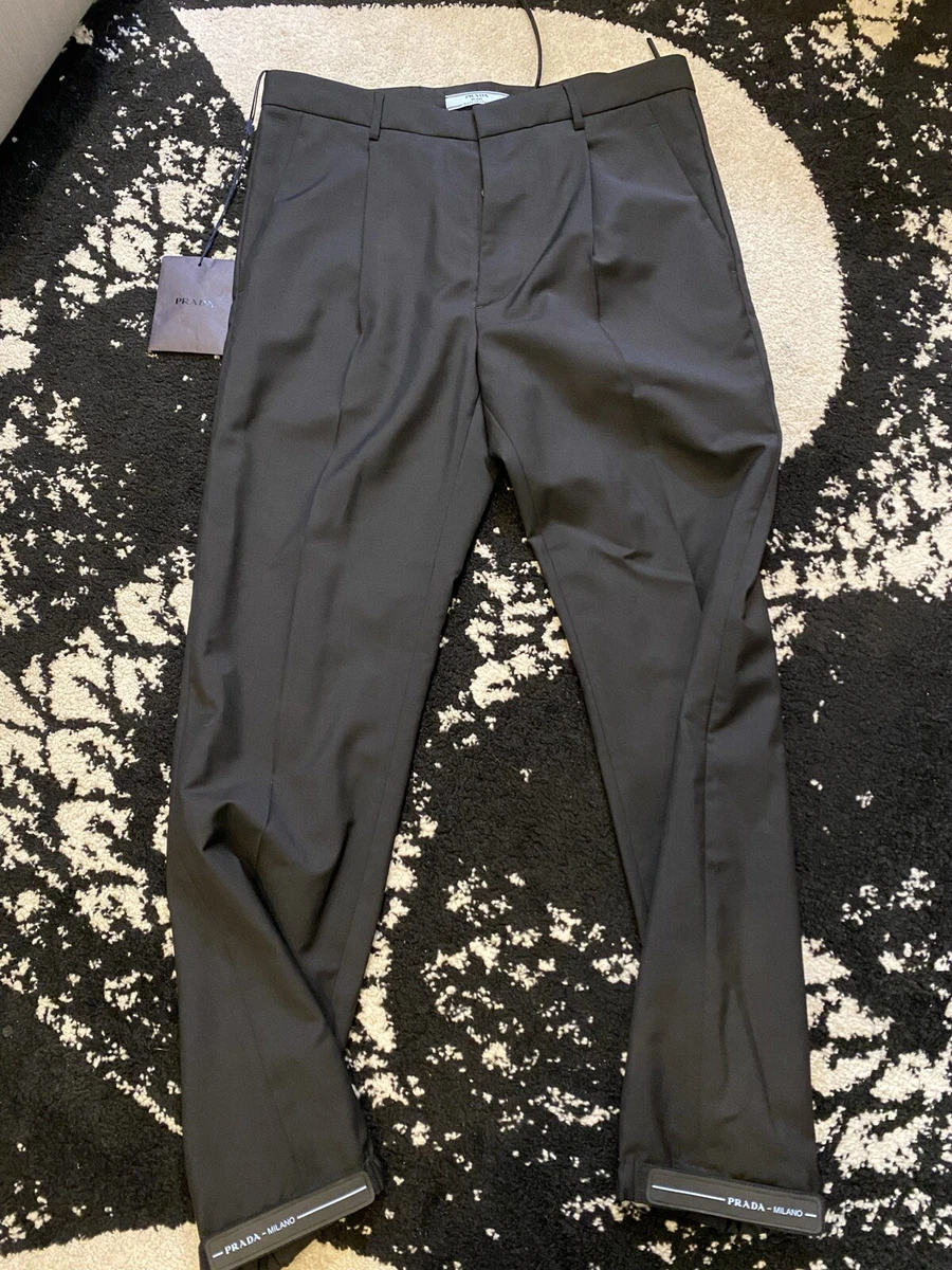 Prada rubber cuff clearance pants
