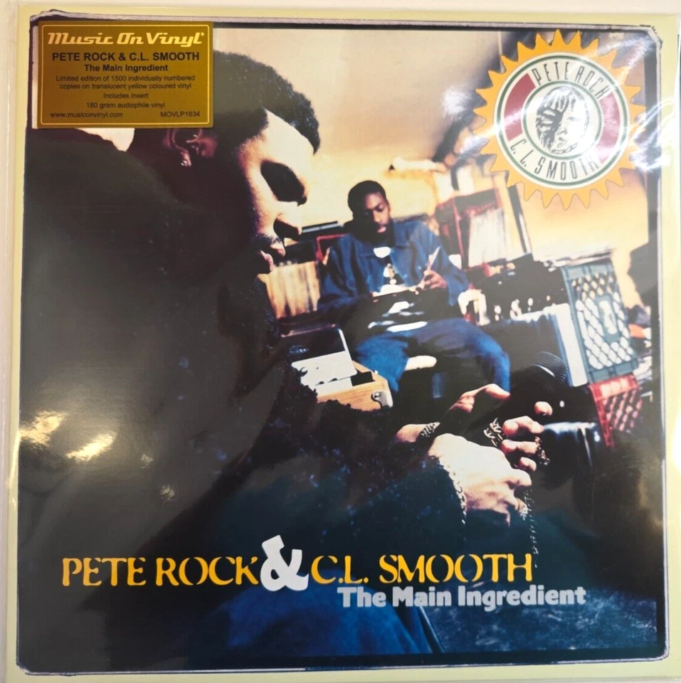 Pete Rock & C.L. Smooth – The Main Ingredient LP Album vinyl record 2024 yellow - Image 2 of 4