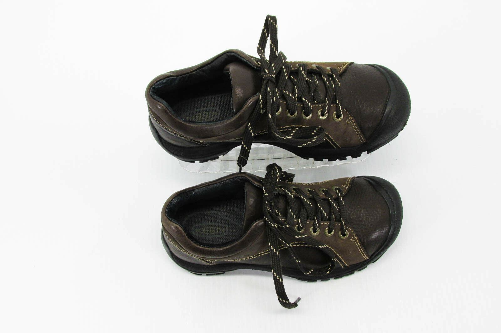 Scarpa donna Keen Briggs taglia 6M marrone escursionismo Oxford sneaker usata xq