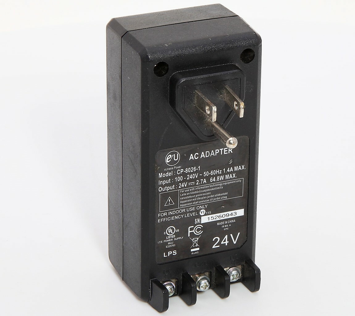 24V DC Power Supply for HME ION IQ 6100 6200 6700 EOS HD Intercom 