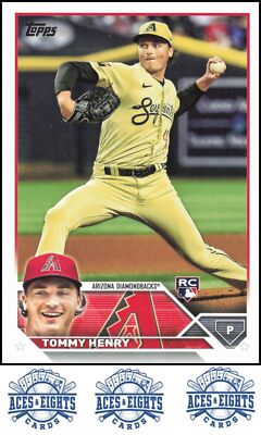 2023 Topps Tommy Henry Rookie RC Arizona Diamondbacks #336 | eBay