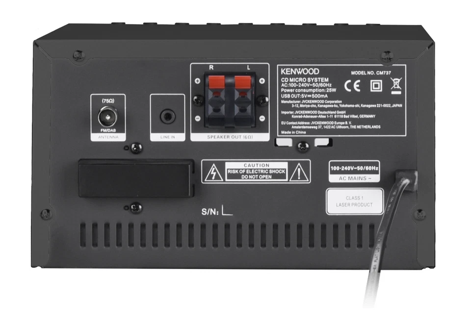 Kenwood Stereoanlage WiFi Internetradio DAB+ FM UKW Bluetooth USB CD M-7000S-S - Bild 2 von 4