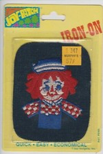 Raggedy Andy Joy-Patch Iron On Patch Post Card Made in USA NOS NEW Vintage