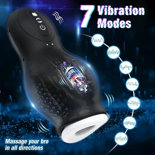 Male Masturbaters Automatic HandsFree Sucking Mastubator Cup Sex Toys for Men - Bild 4 von 15