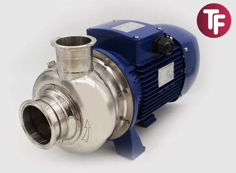 Enviroflex EFO-300-TC 3" Tri-Clamp Centrifugal Impeller Brewery Pump 400v 950LPM - Image 4 of 4