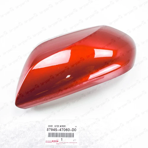 Genuine Toyota 16-21 Prius Driver Mirror Cover Red Metallic 3T7 87945-47060-D0