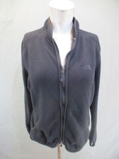 The North Face Size L Womens Black Full Zip Pocket Thumbhole Athletic Jacket 249