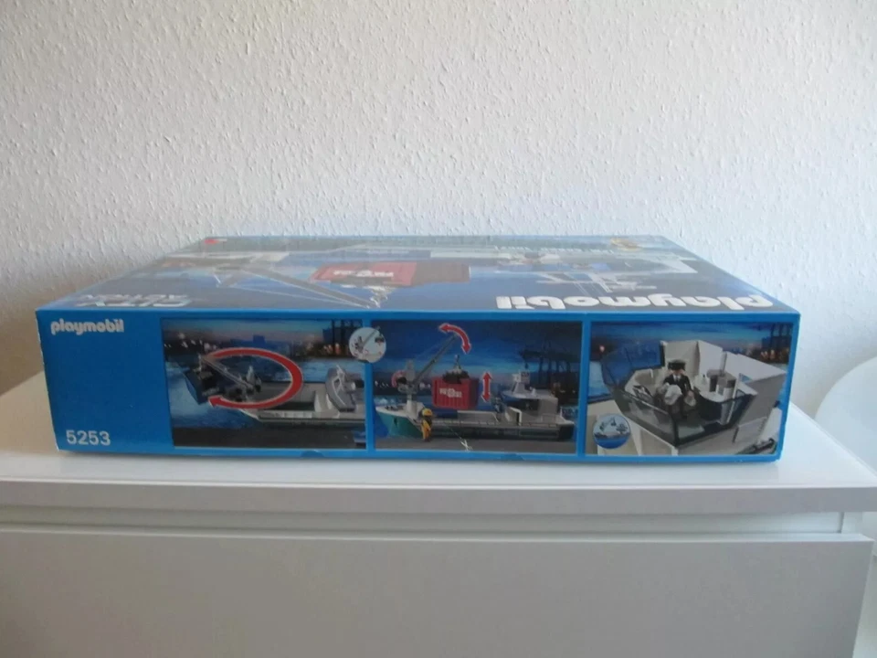 Playmobil® "Frachtschiff / Hafen / Containerschiff" 5253 neu und OVP - Bild 3 von 4